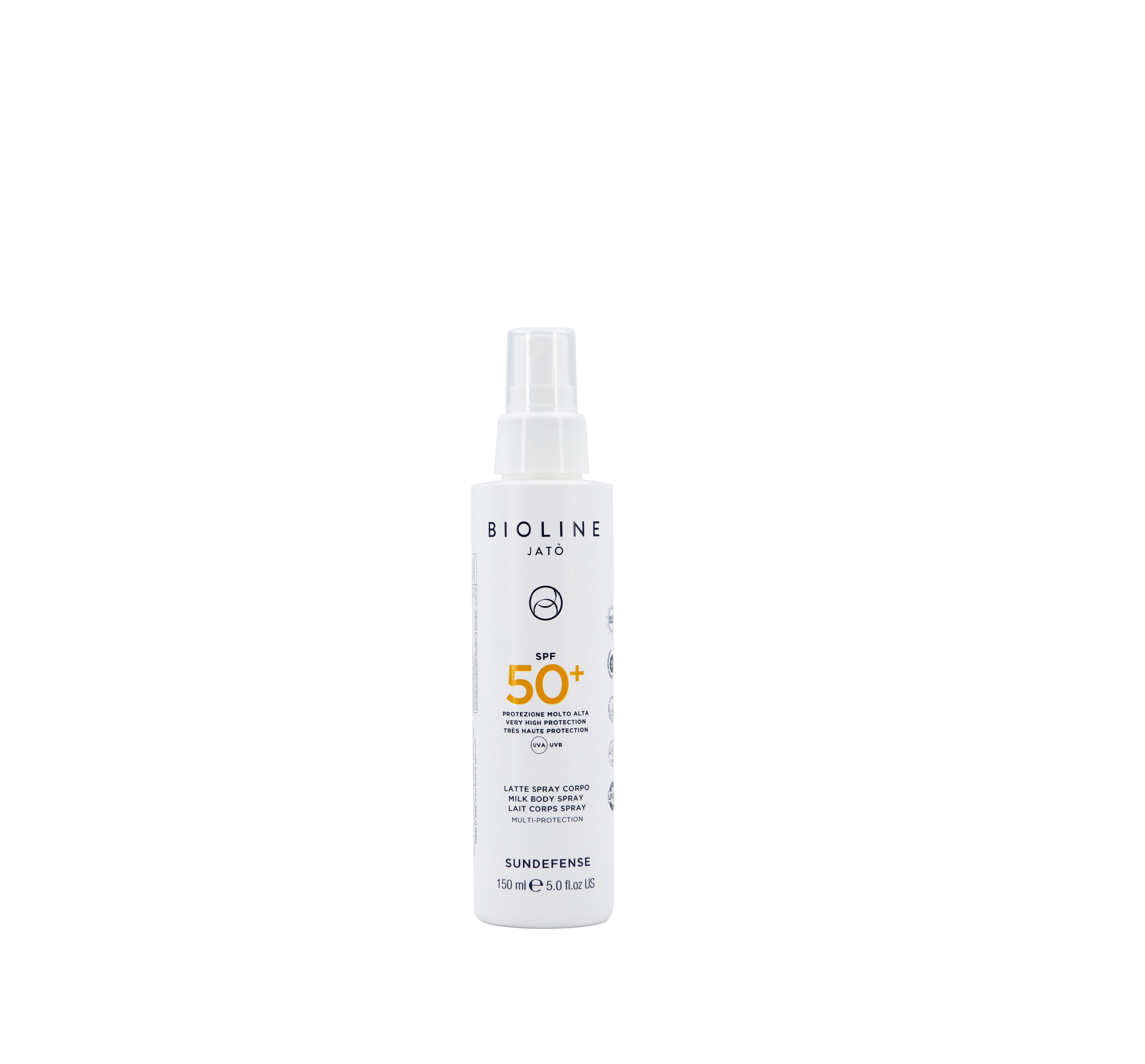 Bioline SPF 50+ Very High Protection Milk Body Spray Multi-Protection