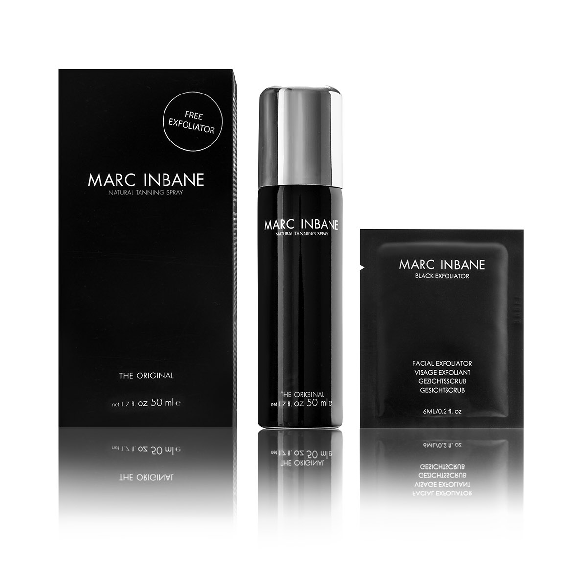 Marc Inbane Le Petit - Natural Tanning Spray 50 ml + 6 ml Exfoliator