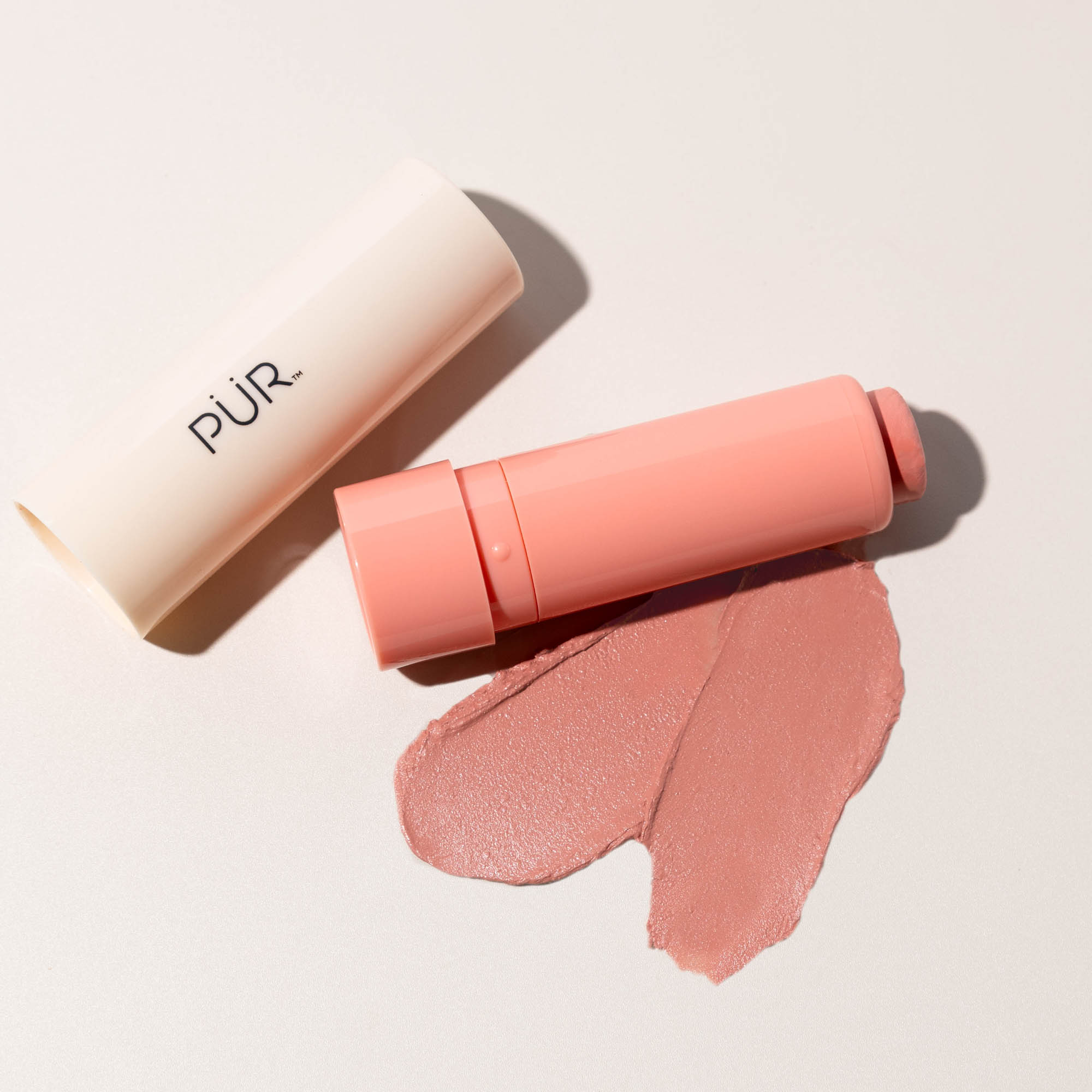 Pür Silky Tint Creamy Multitasking Stick with Peptides Coral Cosmo