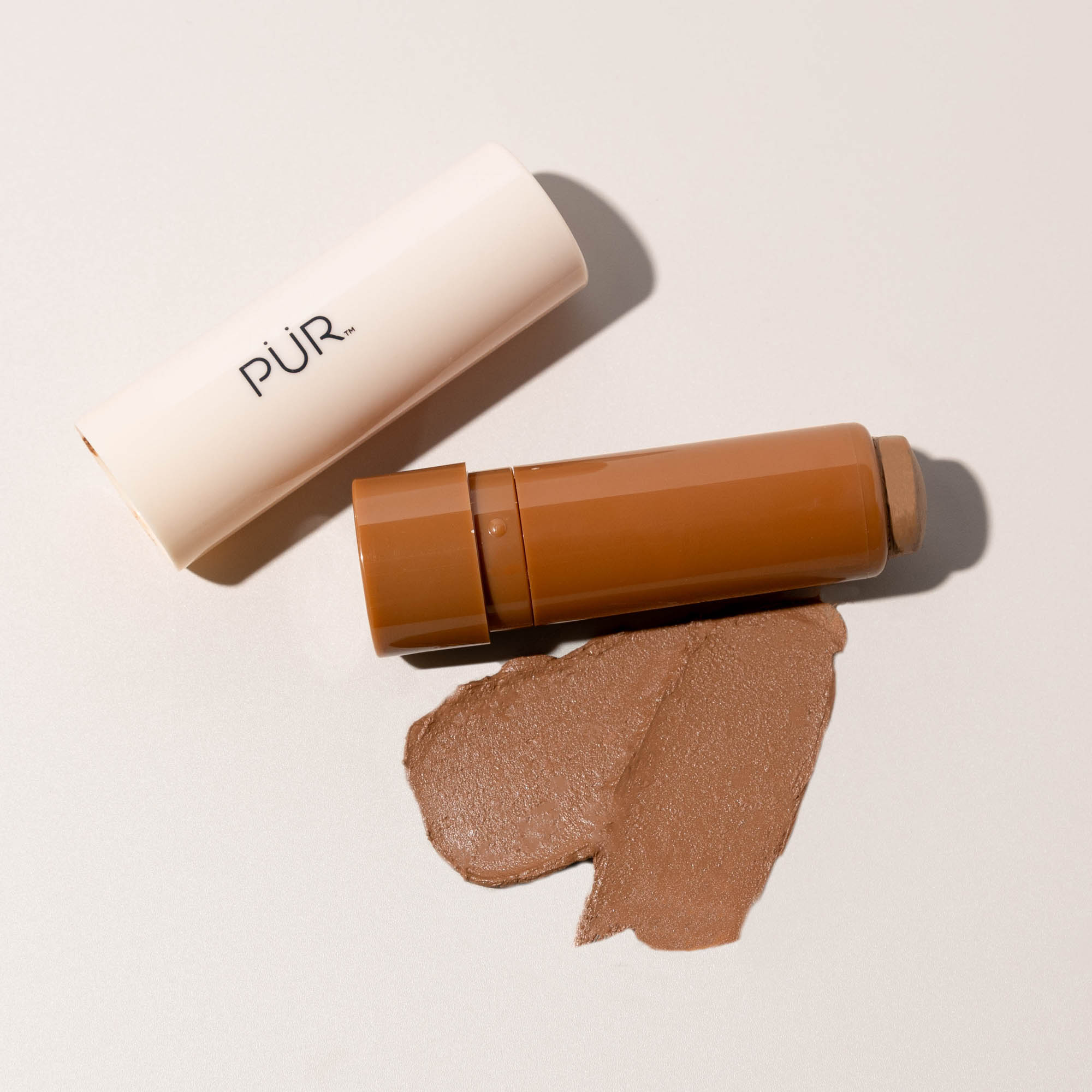 Pür Silky Tint Creamy Multitasking Stick with Peptides Bronze Babe