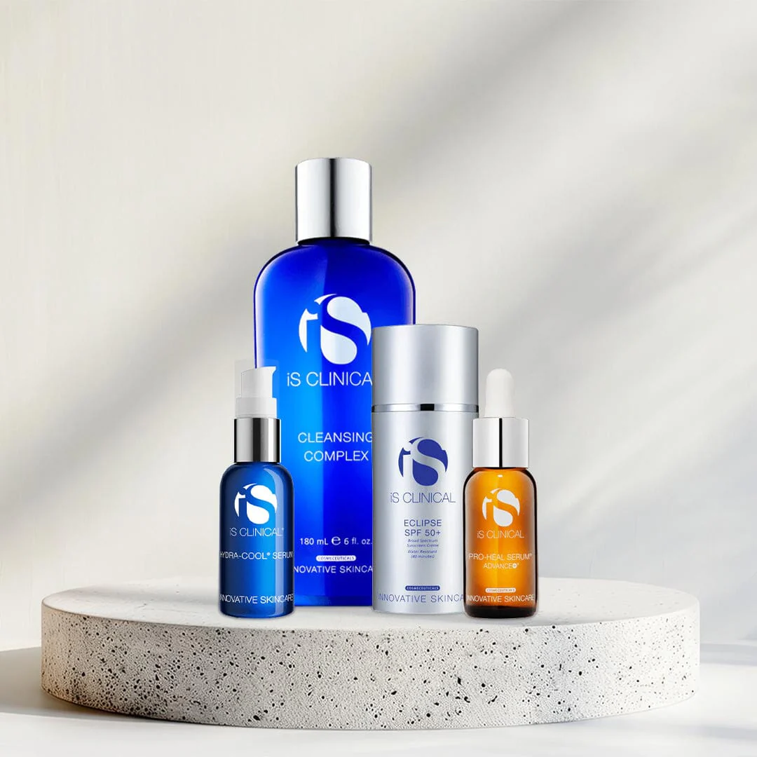 Hudvårdsrutin med iS Clinical