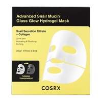 COSRX Advanced Snail Mucin Glass Glow Hydrogel Mask x3
