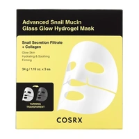 COSRX Advanced Snail Mucin Glass Glow Hydrogel Mask x3
