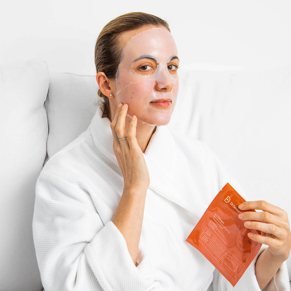 Dr Dennis Gross C+ Collagen Biocellulose Brightening Treatment Mask 1 st