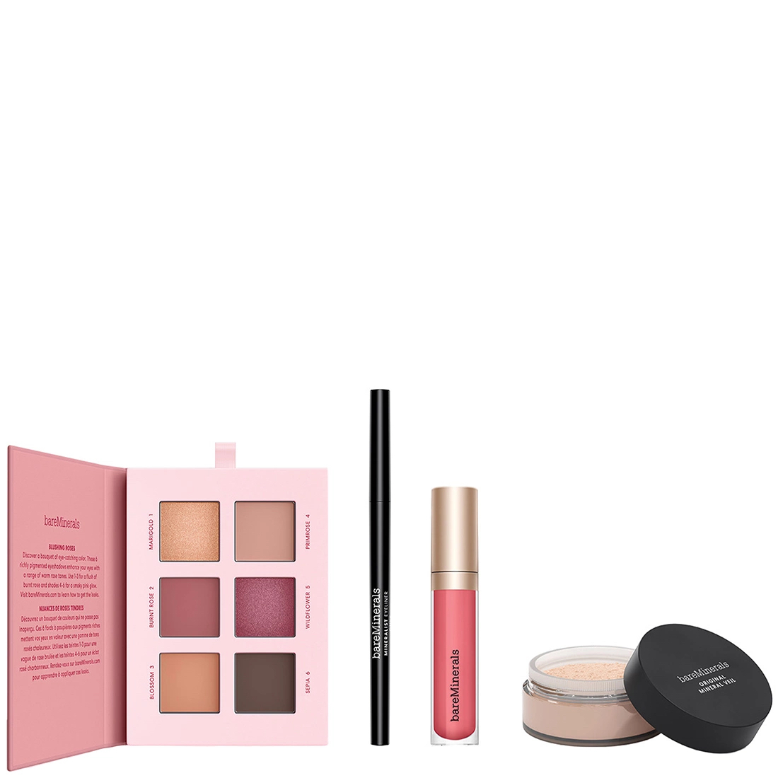 bareMinerals 4-Piece Vegan Makeup Set + Bag