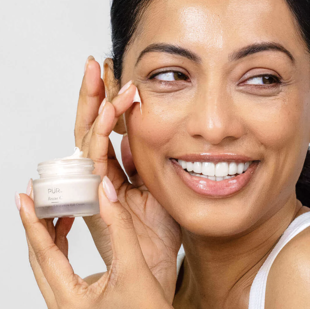 PUR Rescue C brightening vitamin C & peptide eye cream